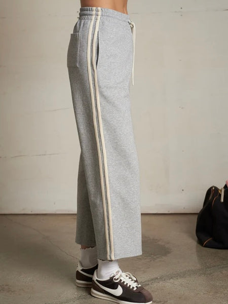 Claud Track Pant in Heather Grey