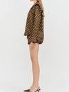 On The Spot Blouse in Brown