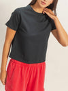 Crews Control Tee in Black