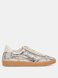 Notice Sneakers in Silver Distressed Leather