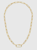 Paperclip Chain Carabiner Necklace