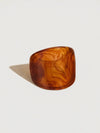 Doris Retro Vintage Chunky Ring in Brown