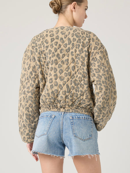 Spot On Jacket in Brown Leopard