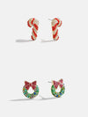 Mint and Mistletoe Earring Set