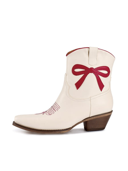 The Roseanne Ribbon Boot