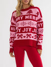 Callie Sweater in Sugared Peppermint