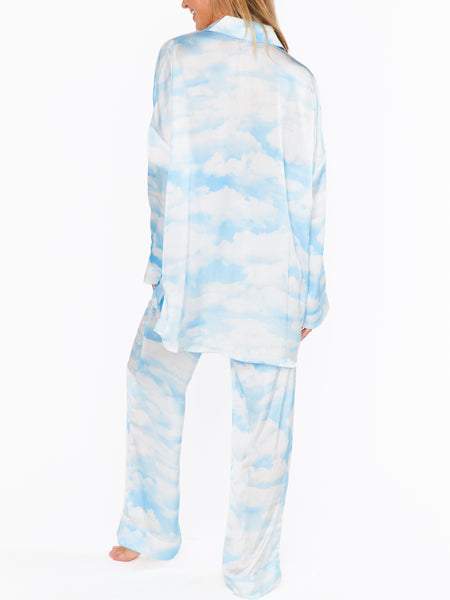 Overslept PJ Set in Dream Cloud Silky