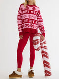 Callie Sweater in Sugared Peppermint