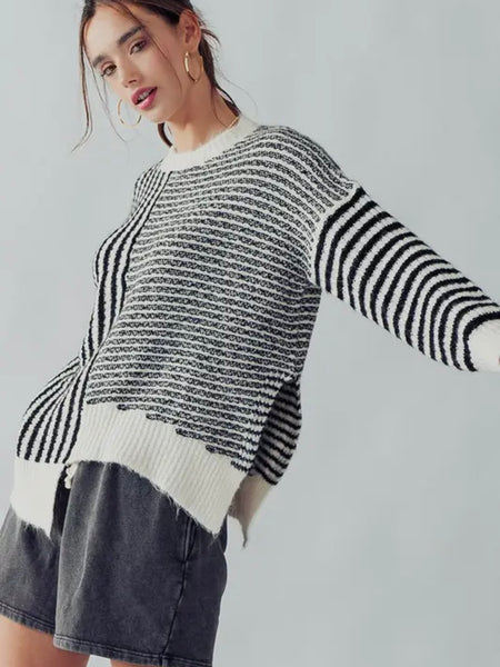 Which Way Is Up Sweater in Black