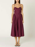Destene Dress in Plum