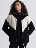 Corson Sherpa Jacket in Black