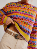 Favorite Things Sweater in Bright Confetti Combo