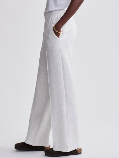 The Wide Leg Pant 28 in Ivory Marl