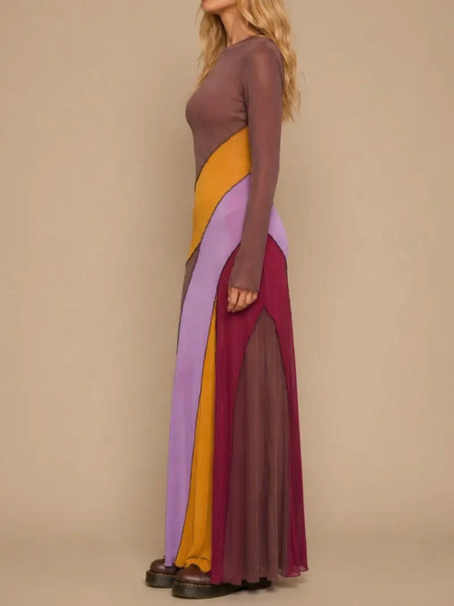 When The Sun Goes Down Maxi in Brown