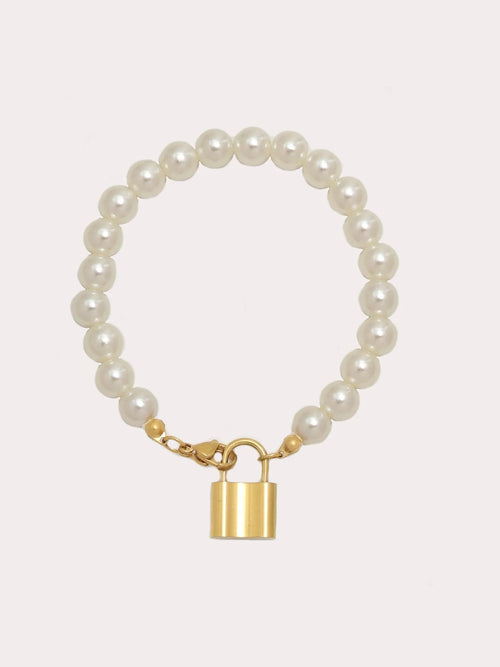 Lock Pearl Bracelet