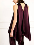 Petrea Top in Maroon