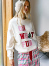 Devyn Oversized Sweatshirt in Frost