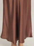 She's Cute Midi Skirt in Chocolate