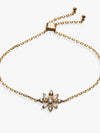 Baguette Snowflake Bolo Bracelet