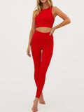 Piper Legging in Merry Red