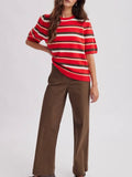 We've Got Spirit Stripe Sweater in Red