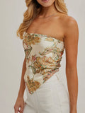 All Of A Sudden Scarf Top in Vanilla