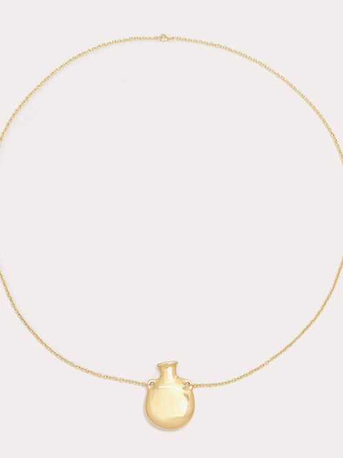 Vessel Necklace in Gold