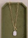 Baroque Pearl Toggle Necklace