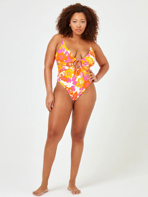 Piper One Piece Swimsuit in Bliss & Blossom
