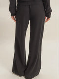 Rib, Laugh, Love Pants in Black