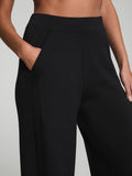 AirEssentials Wide Leg Track Pant in Very Black