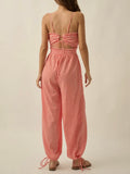 Take Me To Tennessee Jumpsuit in Red Gingham