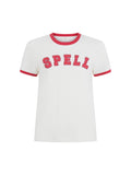 Roomie Shrunken Sports Tee in Sand