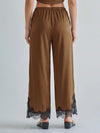 City Chic Satin Set in Mocha