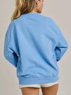 Seaside Oversized Sweatshirt in Blue