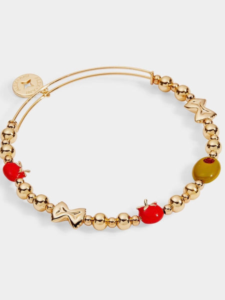 Pasta Girl Beaded Bangle