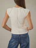 See My Seams Tank in Cream
