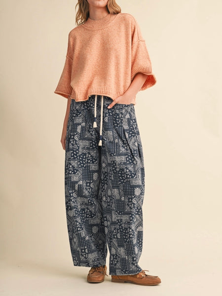 The Bruce Bandana Pant in Navy