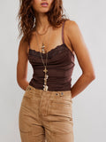 Hard Launch Corset Bodysuit in Mochaccino