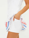 Bria Dress in Bright White Horizon