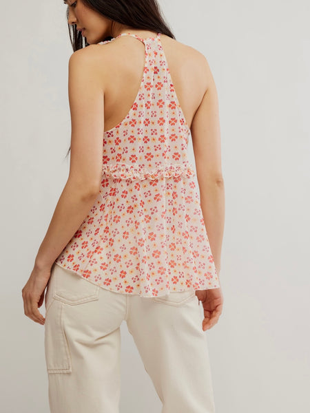 Fearless Knit Tank in Ivory Combo