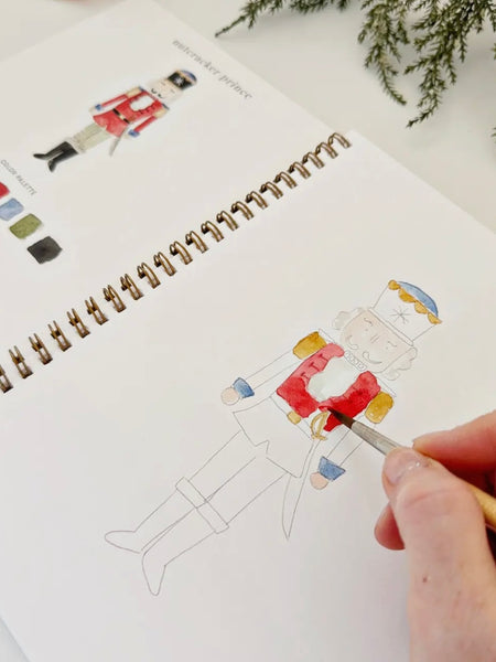 Nutcracker Watercolor Workbook