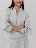 Davidson Sweat in Light Grey Marl