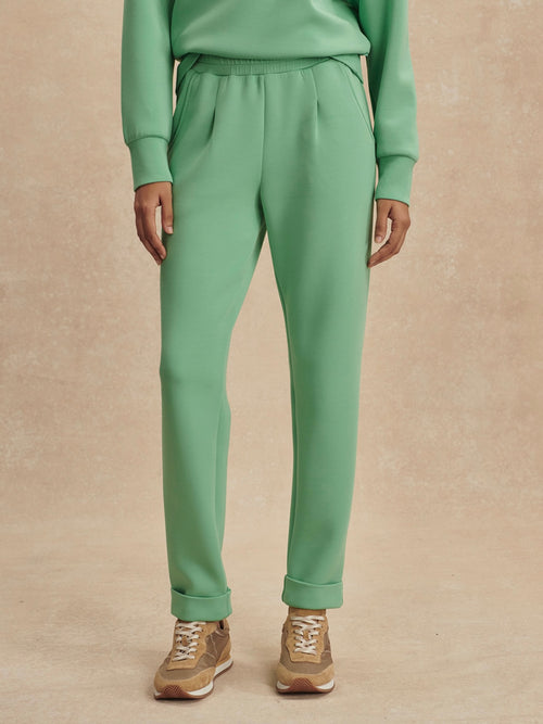 The Rolled Cuff Pant 25 in Green Spruce