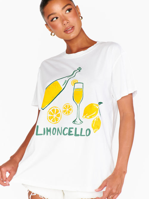 Travis Tee in Limoncello Graphic