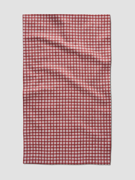 Fireside Plaid Red Tea Towel
