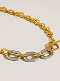 Lurette Two Tone Chain Necklace