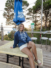 Docking The Boat Sweatshirt in Blue