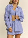 Angie Shirt in Blue & White