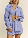 Angie Shirt in Blue & White